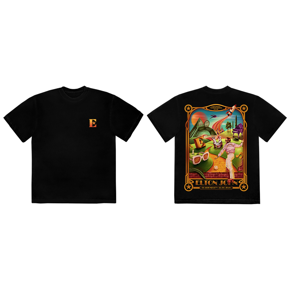 Glastonbury Black T-Shirt