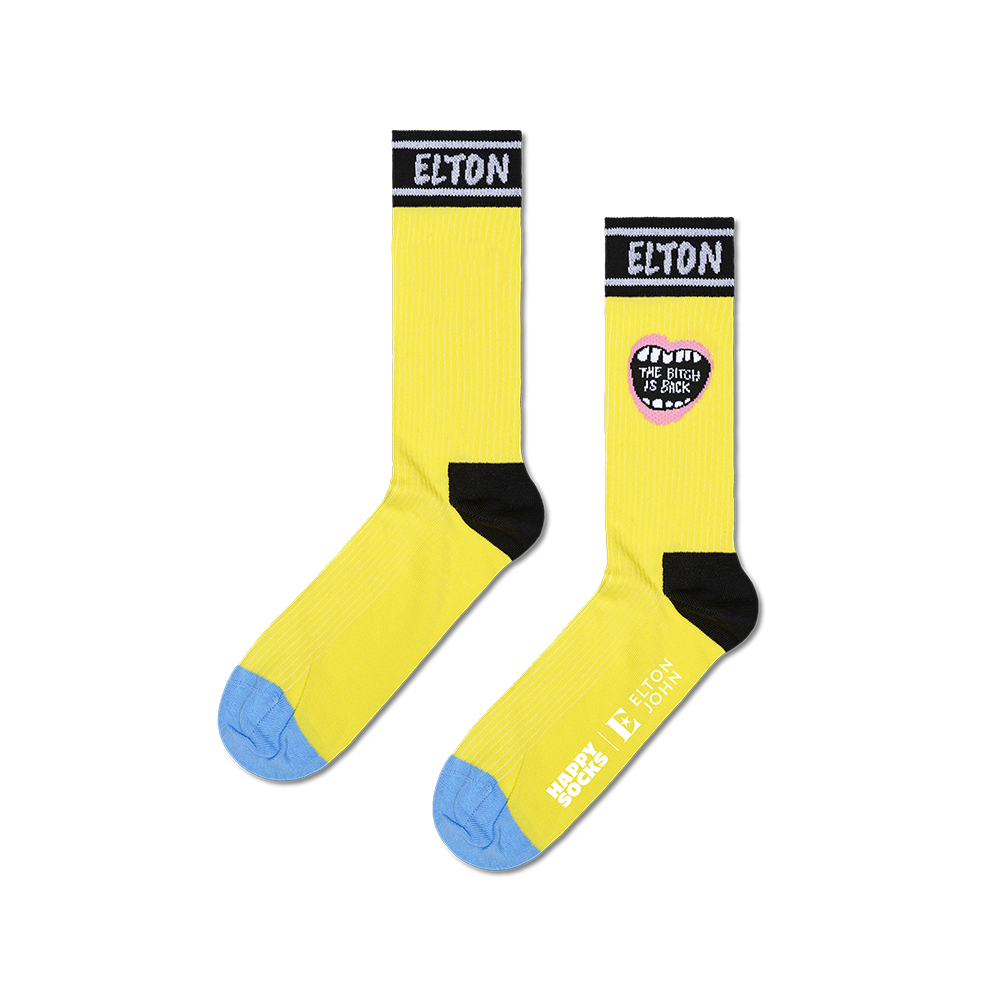 Elton John x Happy Socks The Bitch Is Back Socks
