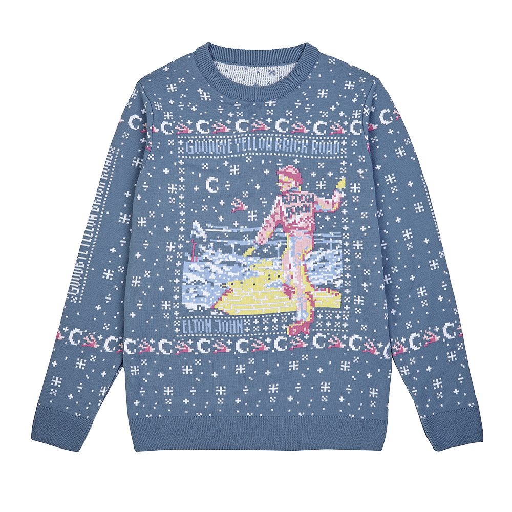 Goodbye Yellow Brick Road Holiday Sweater Front