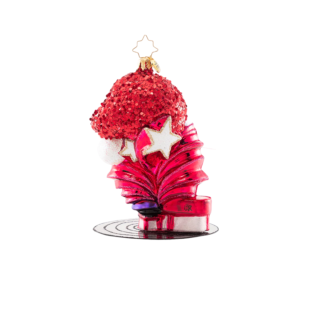 Elton John x Christopher Radko - Centre Stage Ornament Back