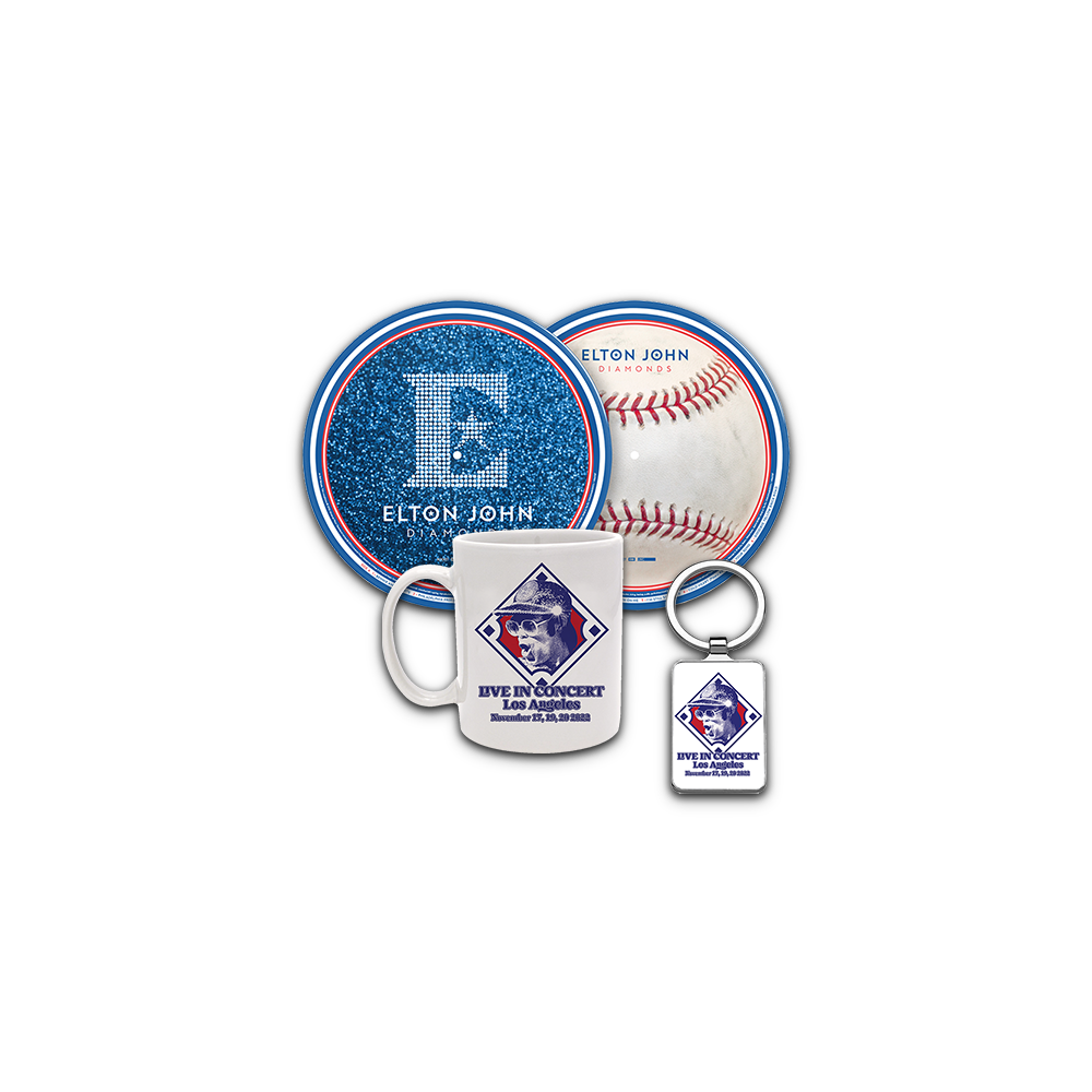 Diamonds Baseball Picture Disc + Live in LA Mug + Keyring