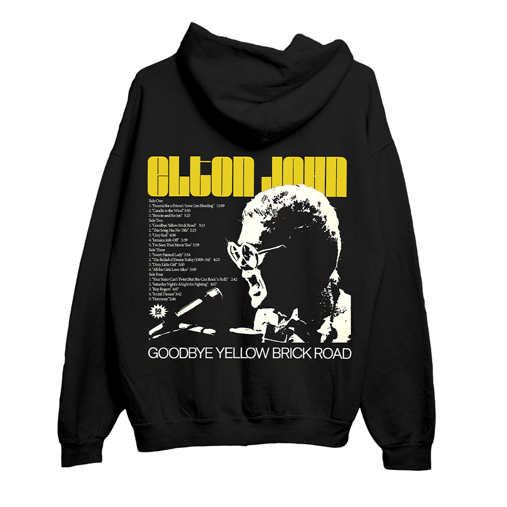 GYBR Track List Album Hoodie Elton John Official Store