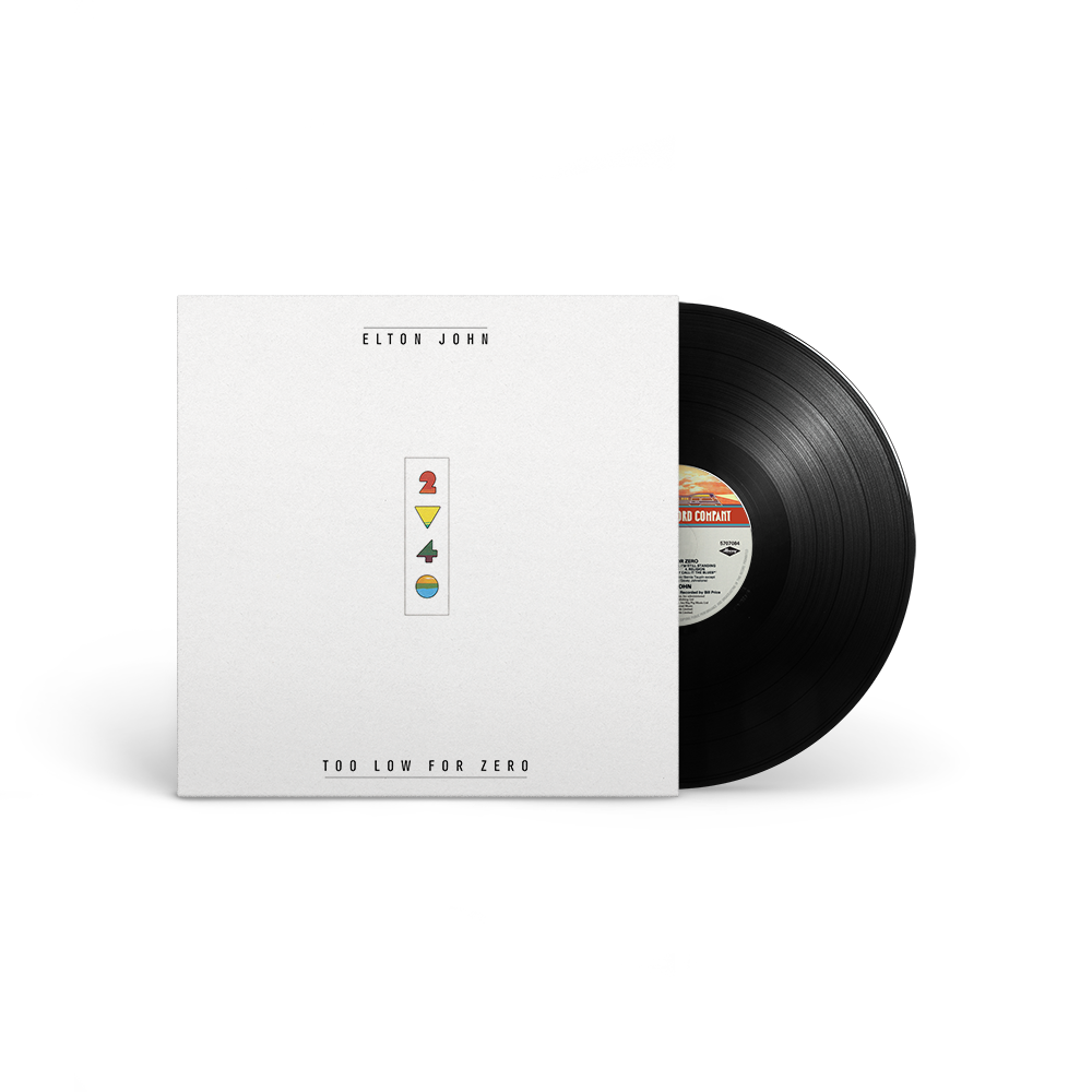 Too Low For Zero Remastered LP on 180g Vinyl - Elton John