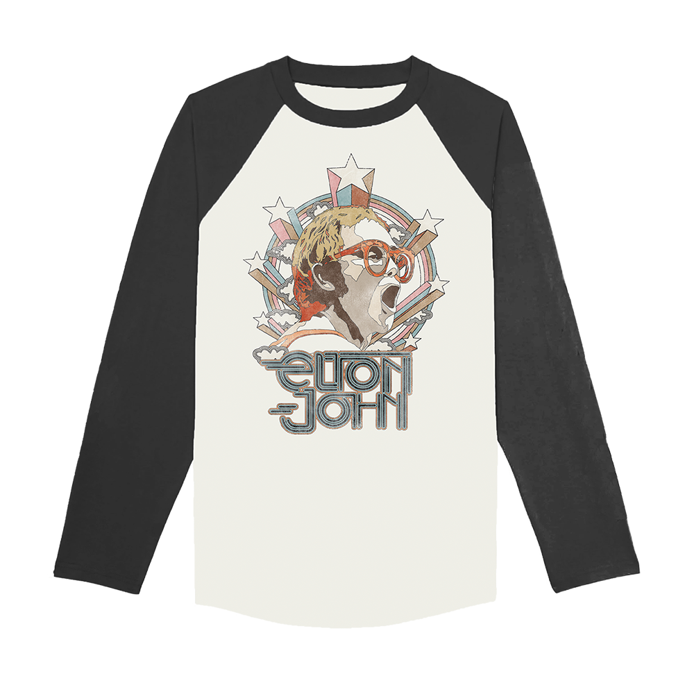 Shooting Star Rainbow Photo Raglan