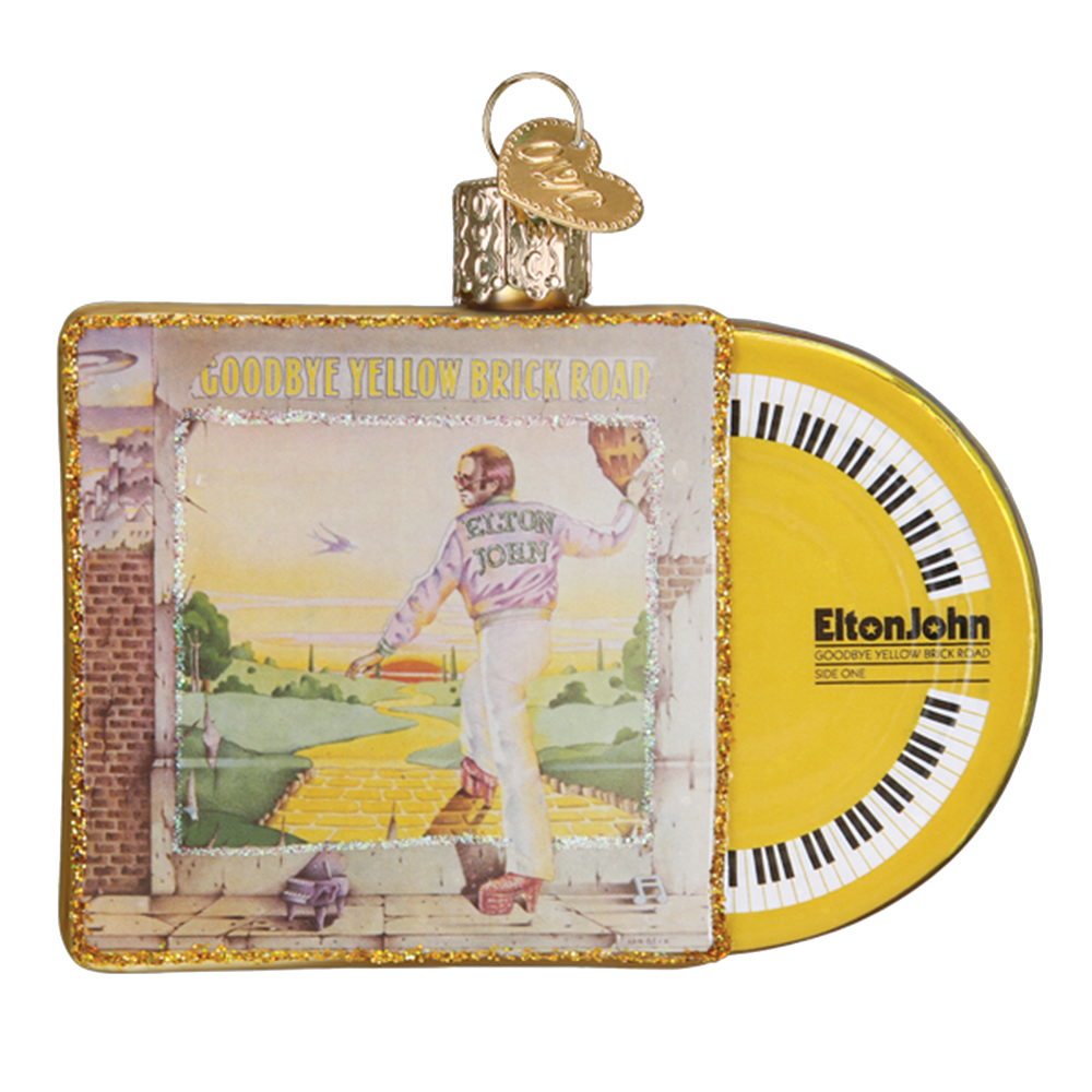 Goodbye Yellow Brick Road Album Cover Ornament Front