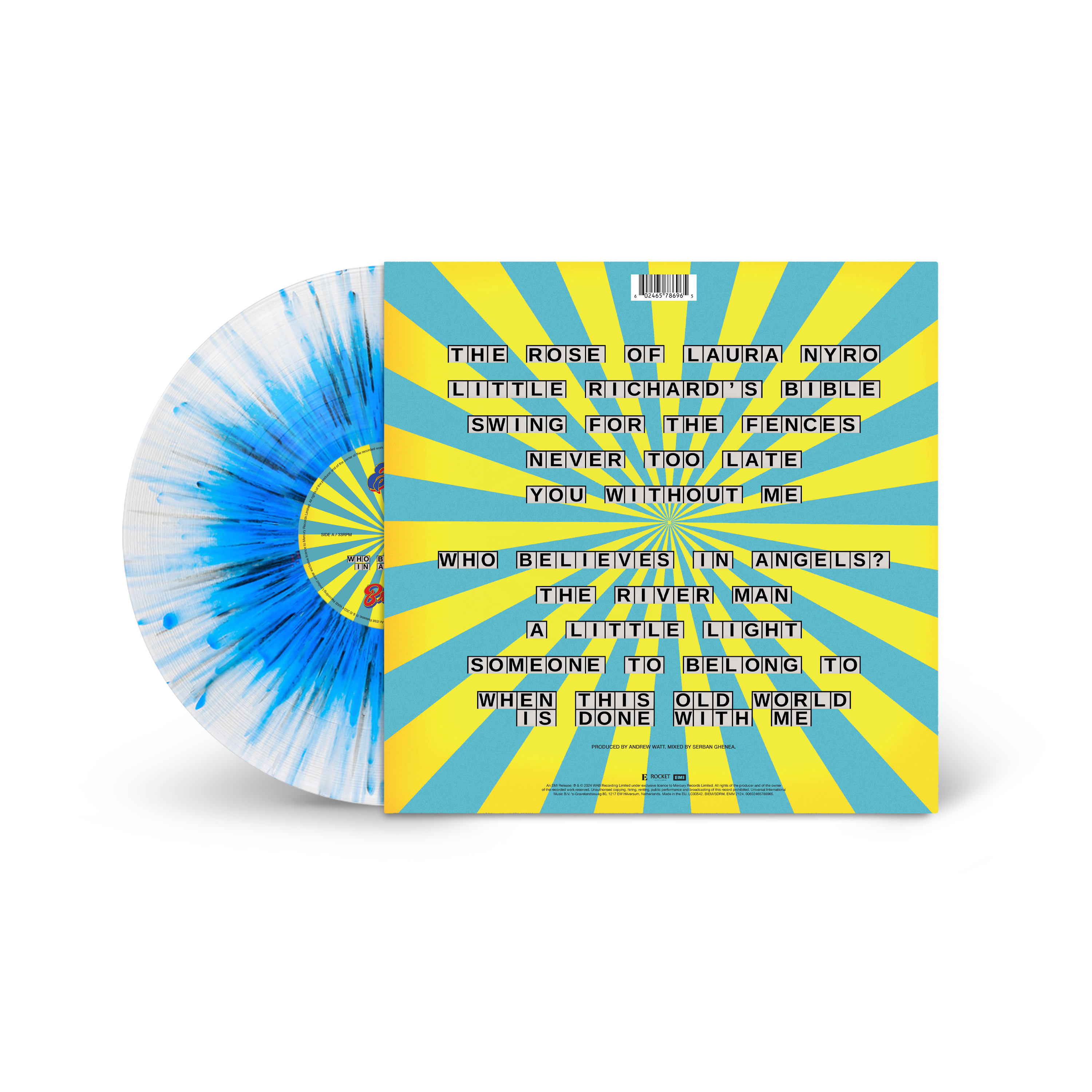 Who Believes In Angels? Spotify Fans First Limited Edition Blue Splatter Vinyl 2