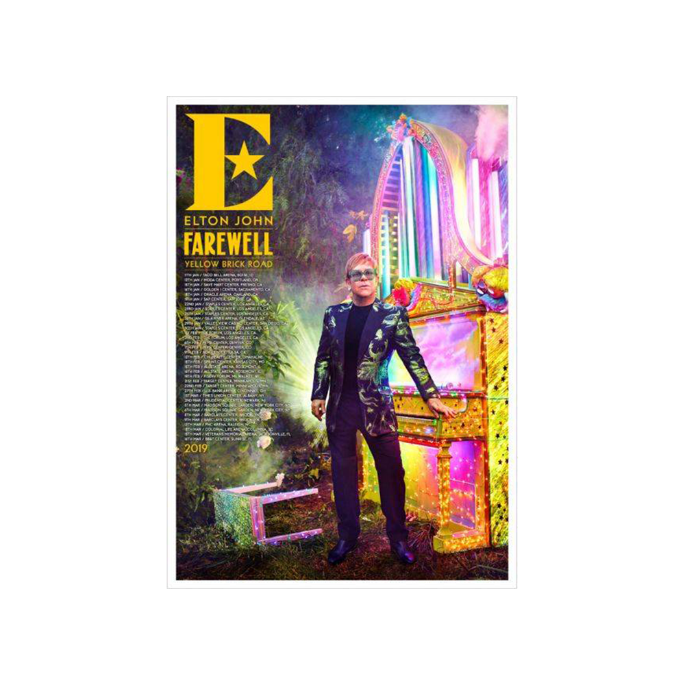 Elton John FYBR Lithograph (NA Leg 2 2019)