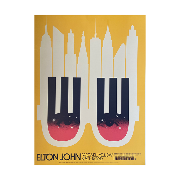 Elton John FYBR New York Lithograph (2022) Elton John Official Store