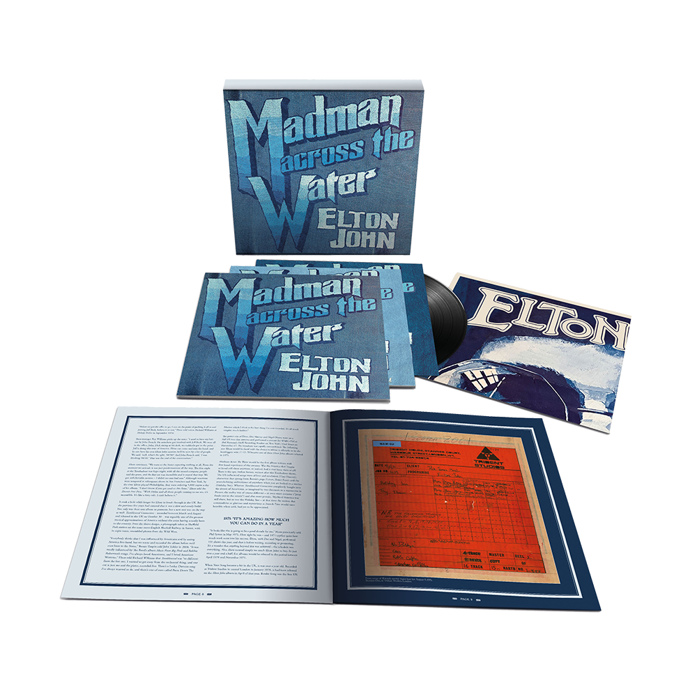 Madman Across The Water 50th Anniversary 4LP Box Set