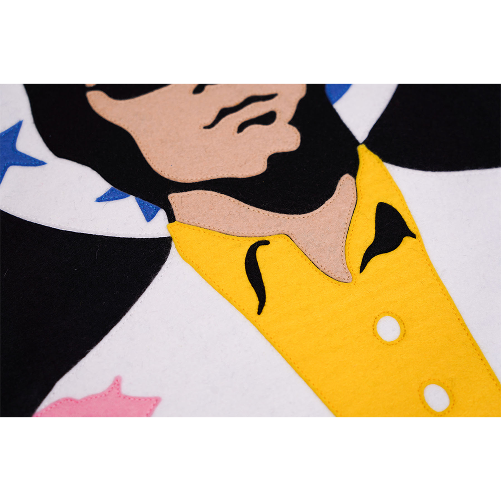 Elton John x Oxford Pennant - Cowboy Banner Detail