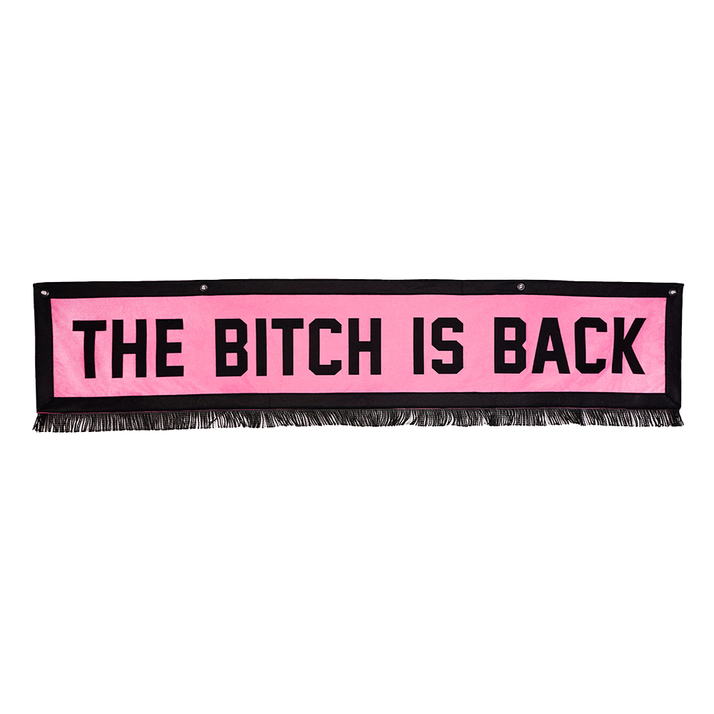 Elton John x Oxford Pennant - The Bitch Is Back Banner