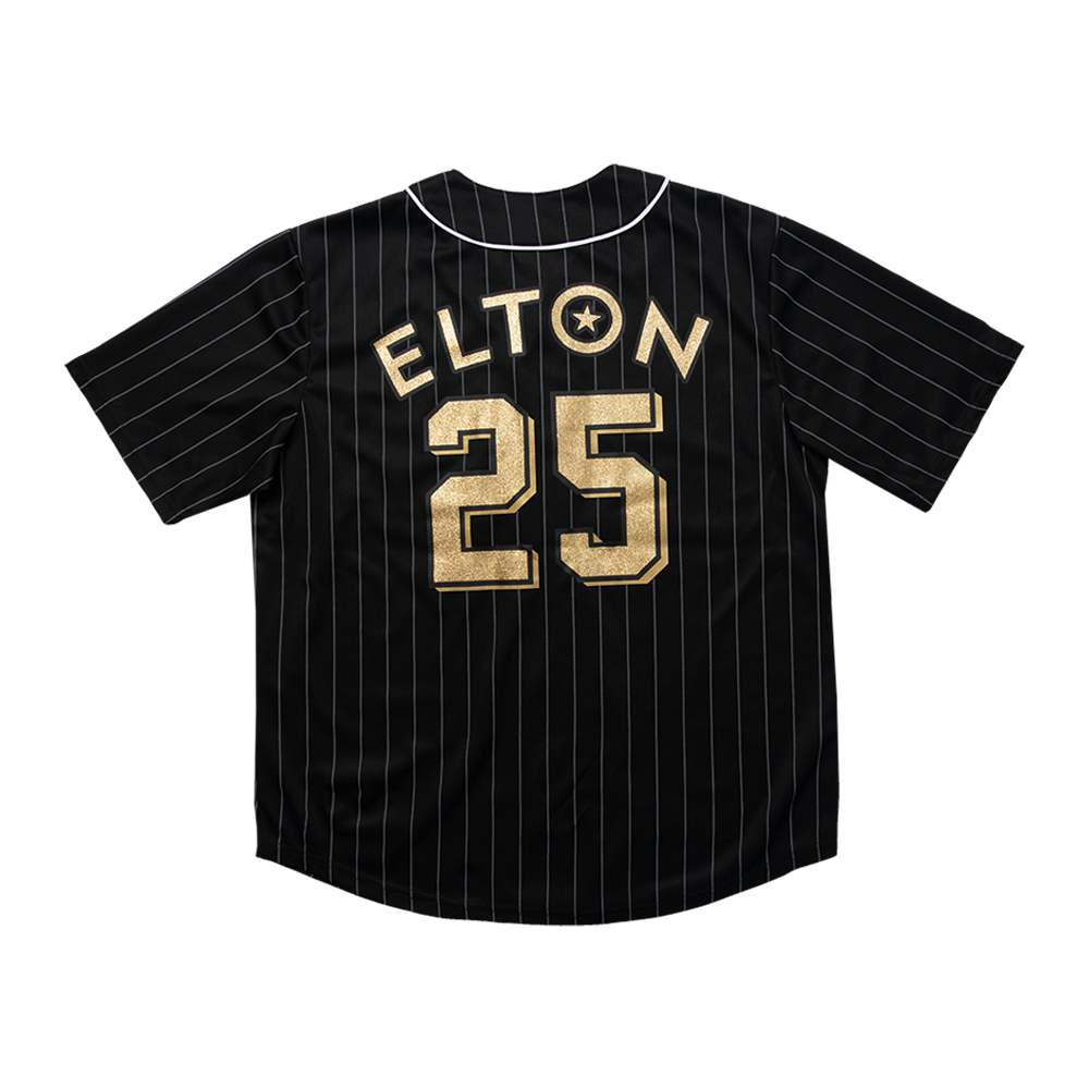 Pinstripe Baseball Jersey Back