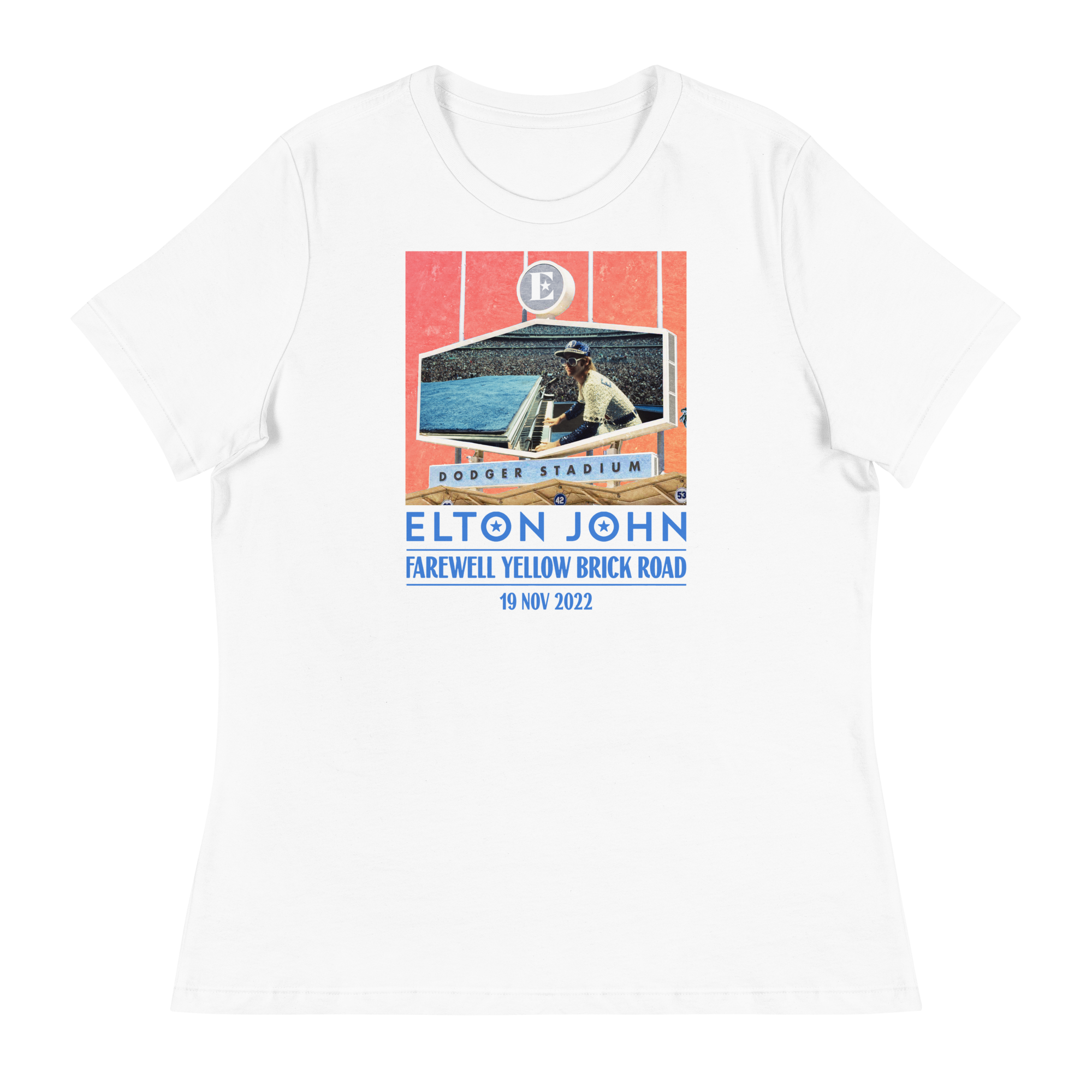 Selfie Scoreboard Women's T-Shirt - Elton John Official Store Selfie Scoreboard Women's T-Shirt - Elton John Official Store