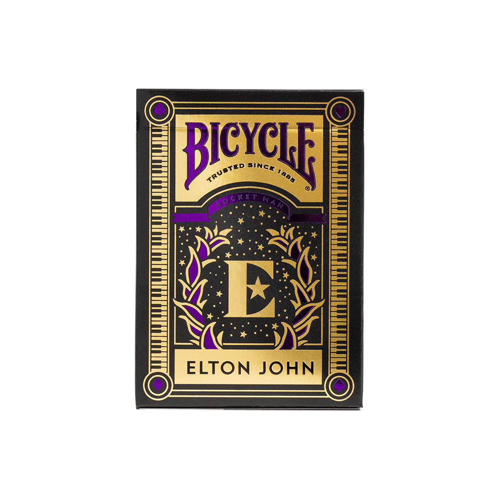 Elton John Playing Cards by Bicycle Front