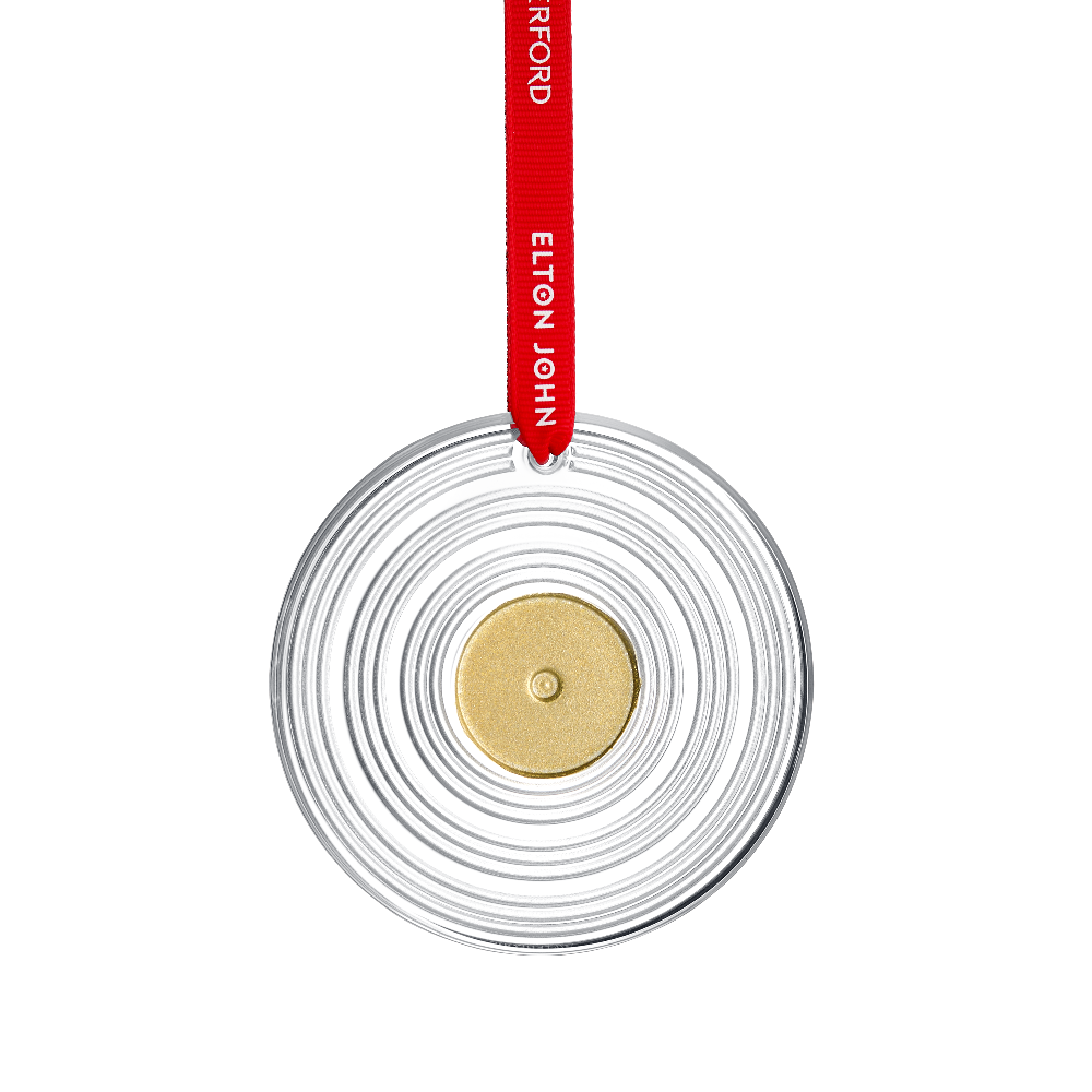 Waterford x Elton Step into Christmas Vinyl Ornament