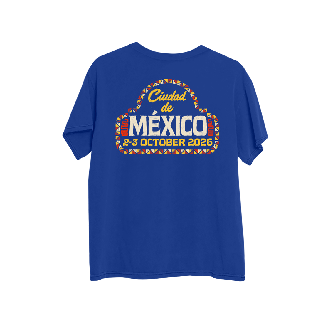 Blue Hand-Painted T-Shirt B