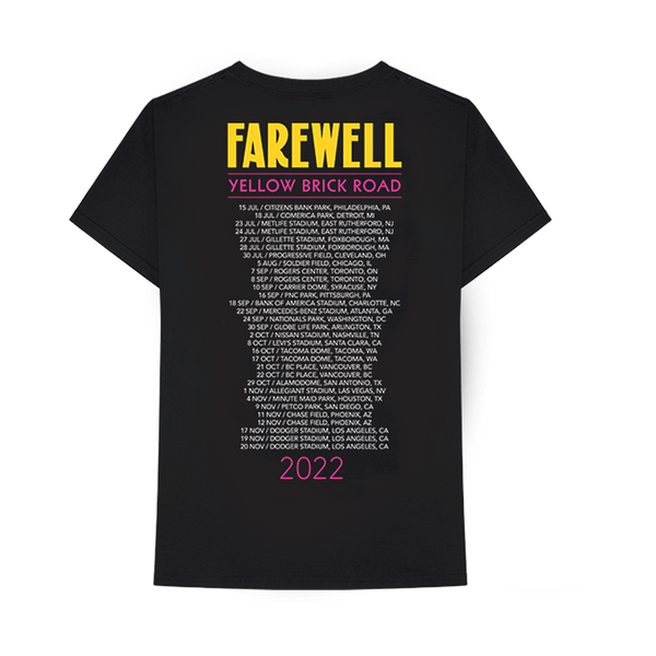 Flower Tour TShirt (2022 NA Dates) Elton John Official Store