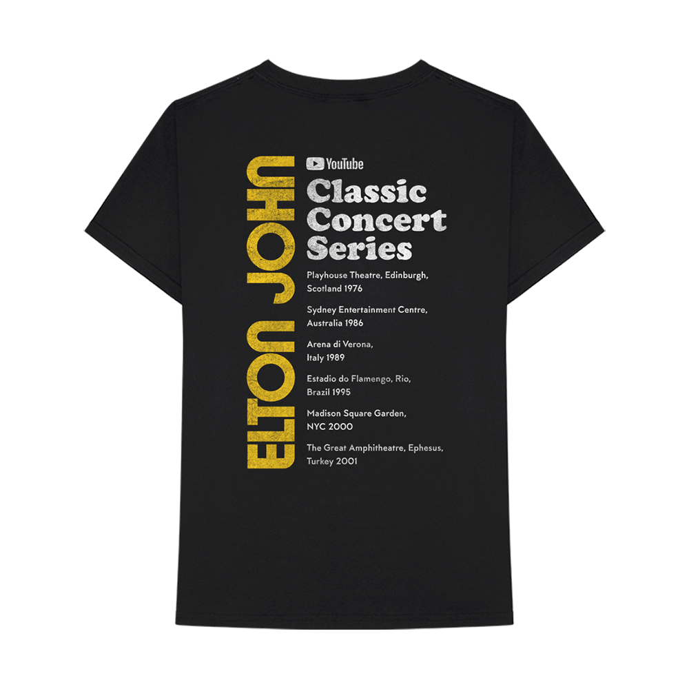 Classic Concert Series T-Shirt Back