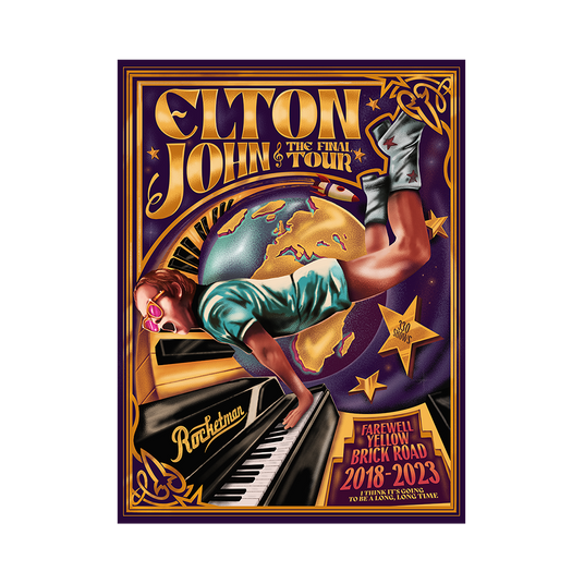 Farewell Yellow Brick Road Commemorative World Tour Print