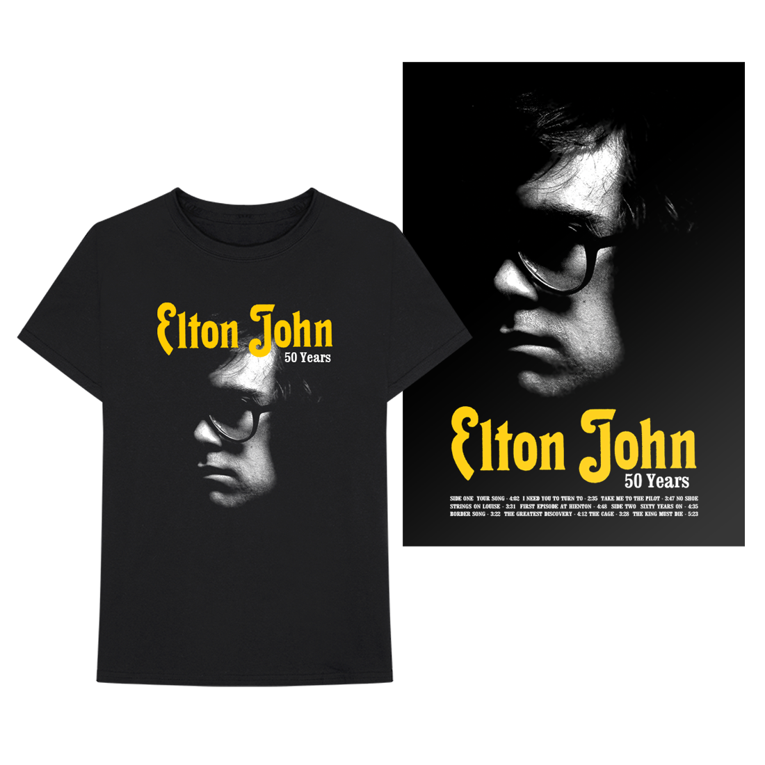 Elton John: 50th Anniversary Merch Bundle