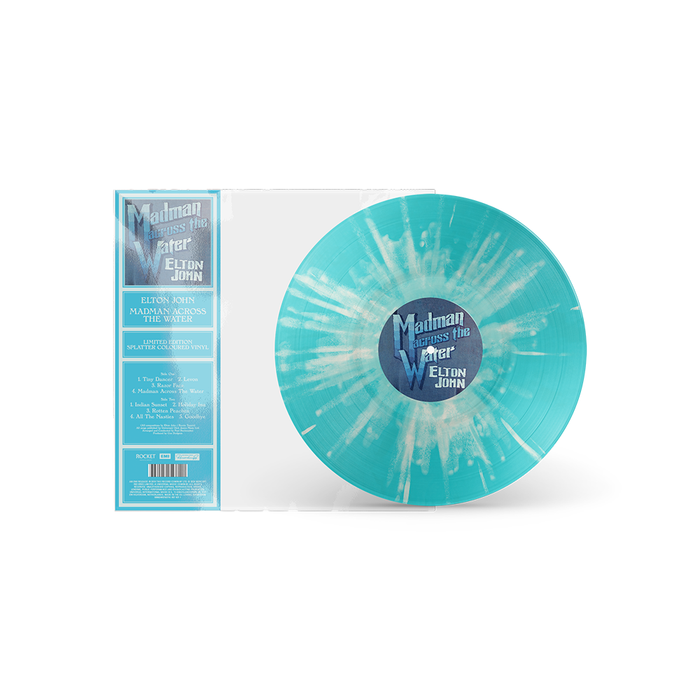 Madman Across The Water: Limited Edition Splatter Vinyl LP - Elton John ...