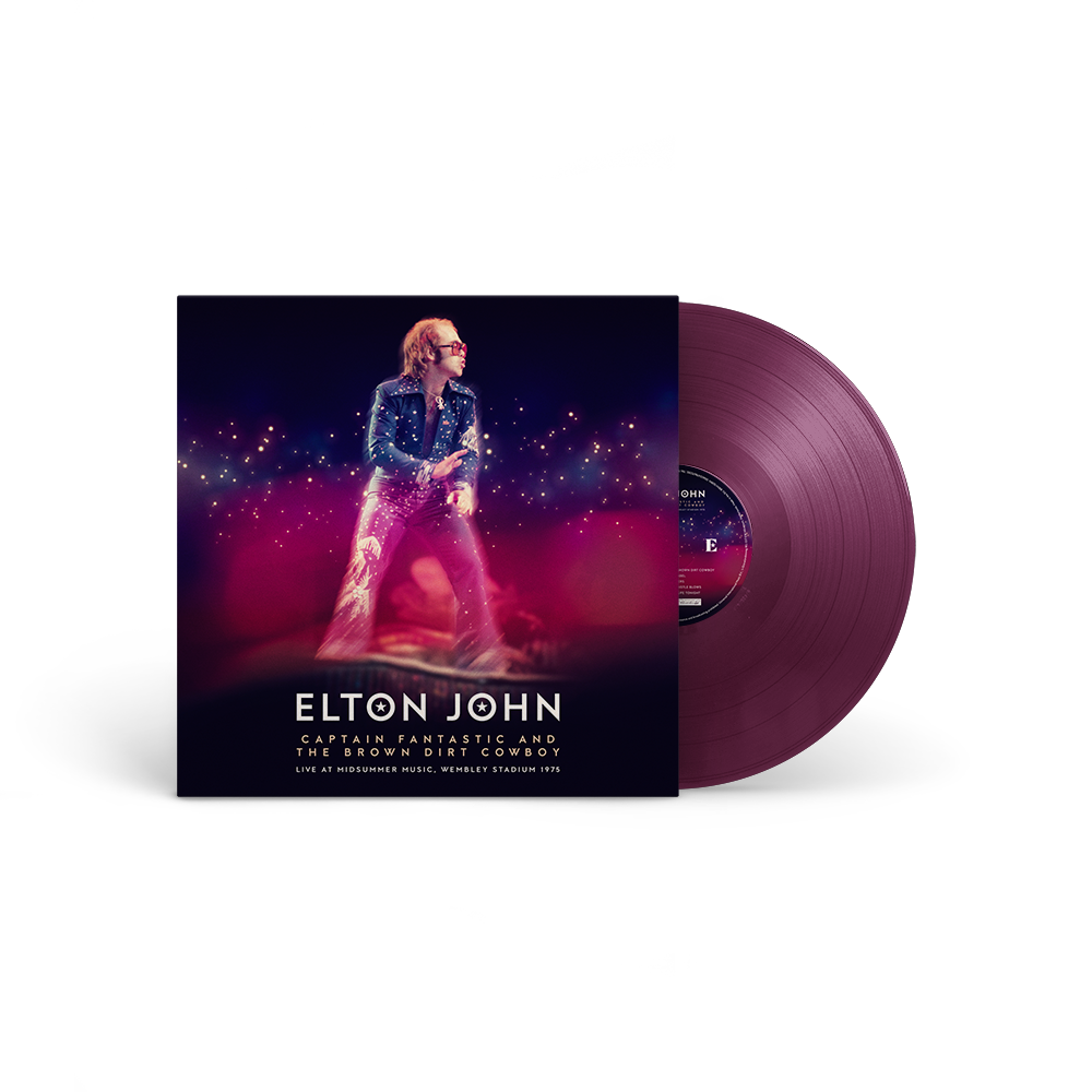 Captain Fantastic and The Brown Dirt Cowboy - Live At Midsummer Music, Wembley Stadium 1975 1LP Color Vinyl