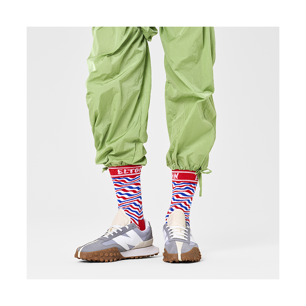 Elton John x Happy Socks Striped Socks Model