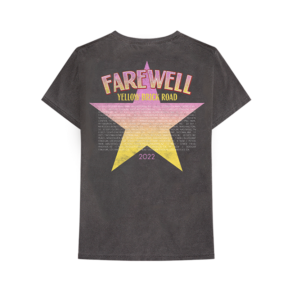 Vintage Brick Road Elton Gift Goodbye 2019 Yellow T-Shirt Vintage Brick Road Elton Gift Goodbye 2019 Yellow T-Shirt