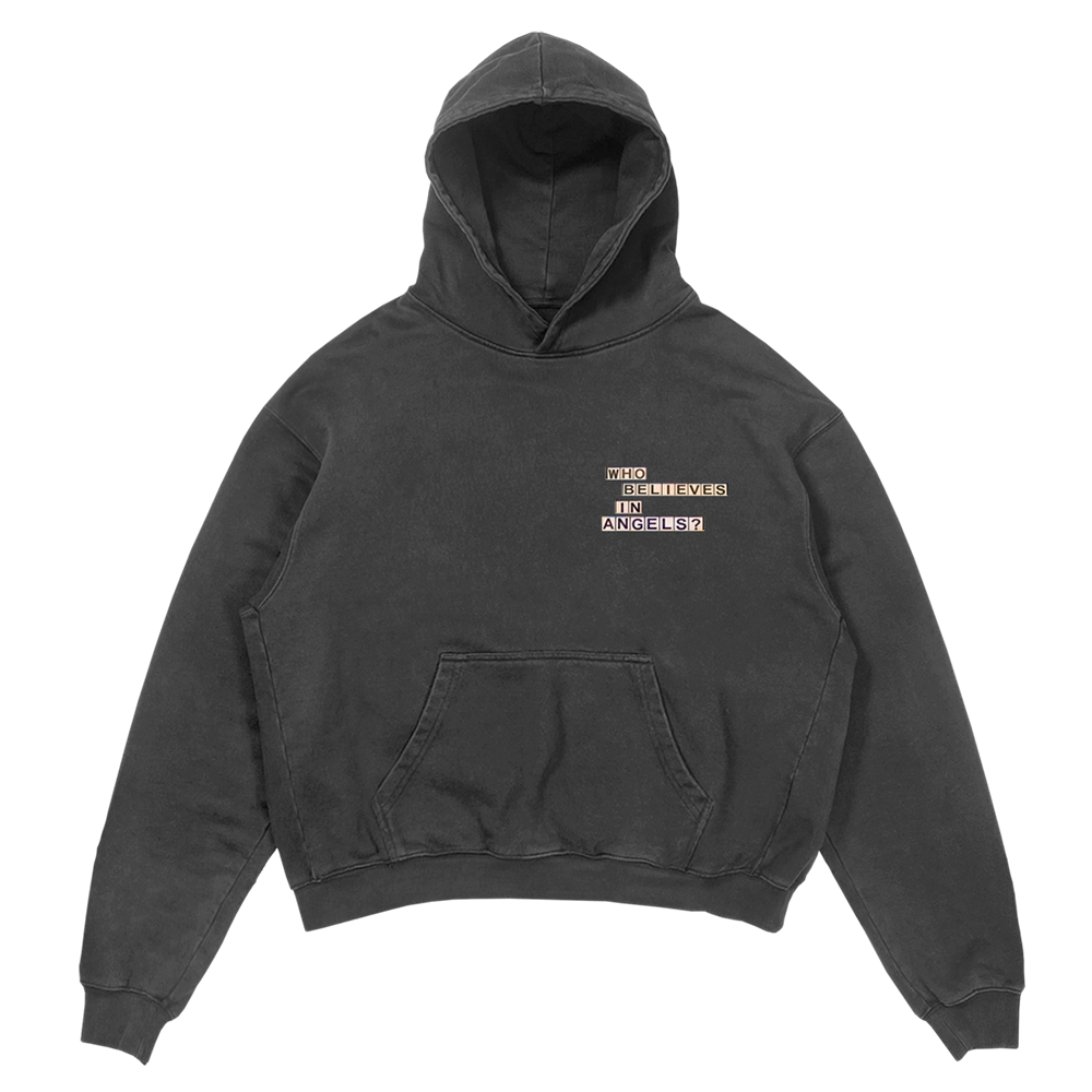 Who Believes In Angels? Album Cover Hoodie Front