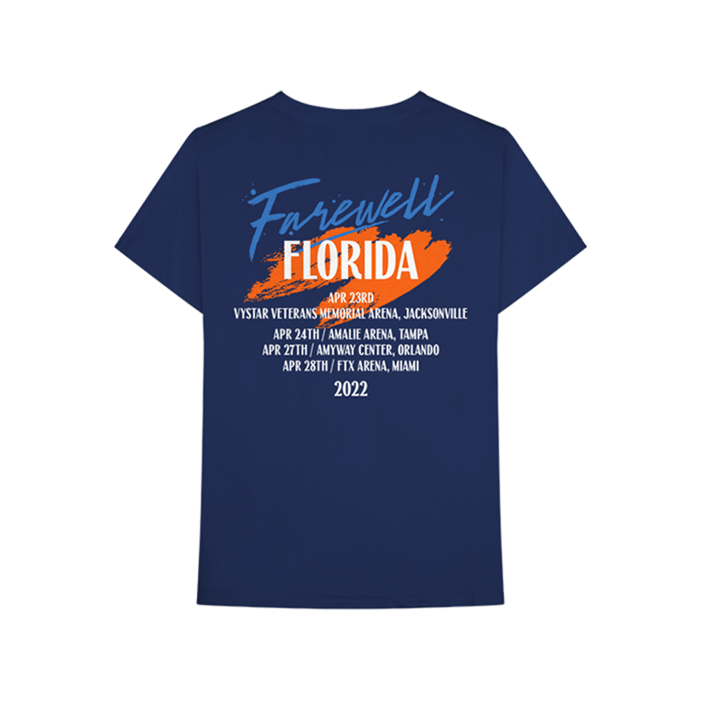 Elton John Farewell Florida Event T-Shirt Back