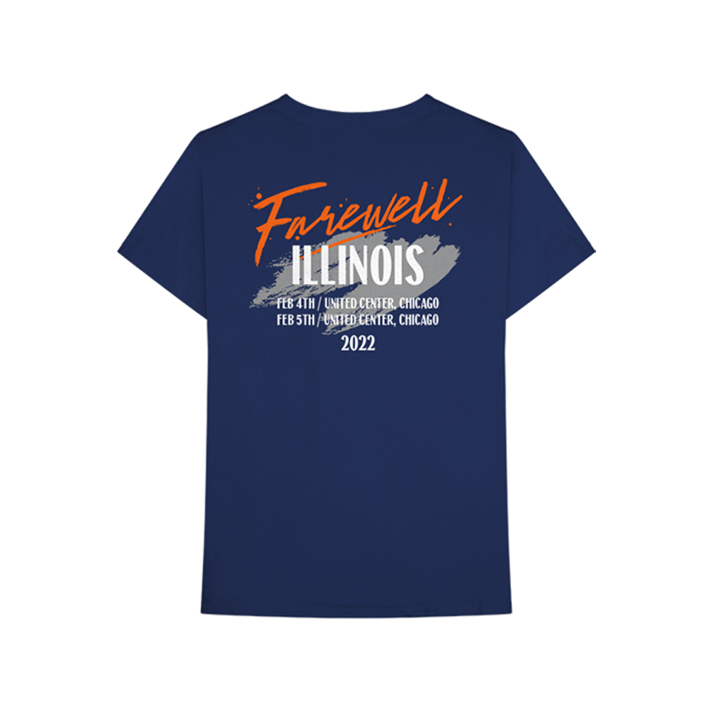 Elton John Farewell Illinois Event T-Shirt Back