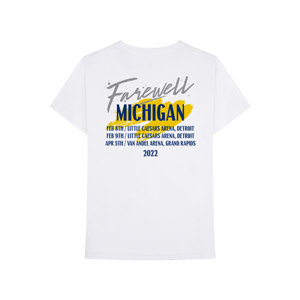 Elton John Farewell Michigan Event T-Shirt Back