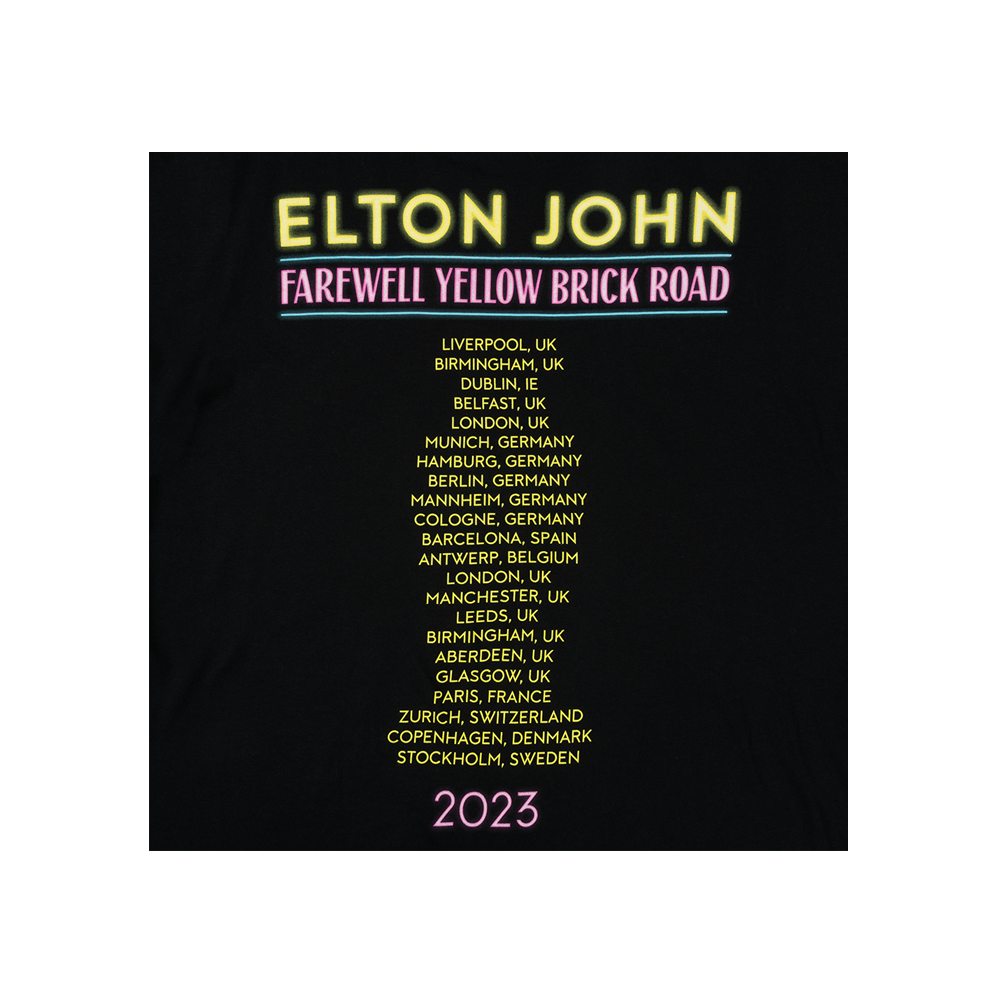 Neon Tour EU/UK 2023 T-Shirt Detail 2