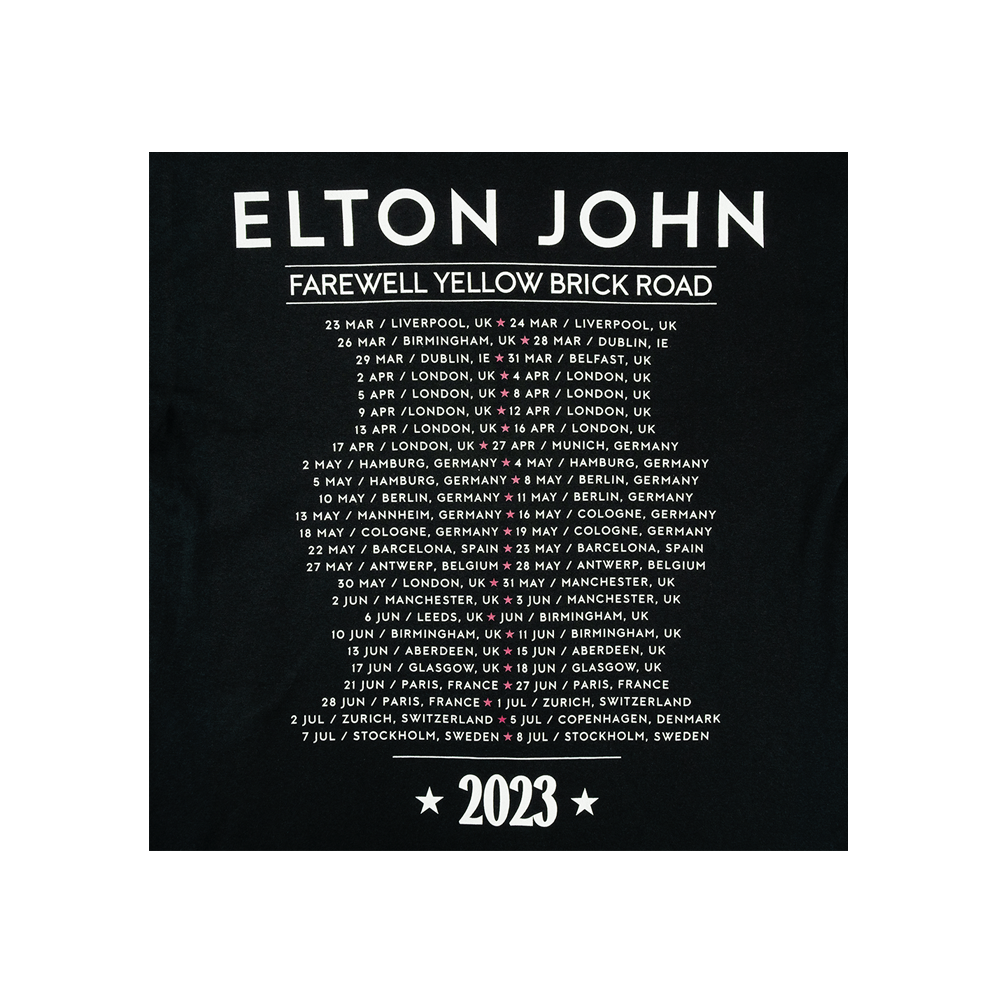 Singing Elton EU/UK 2023 Longsleeve T-shirt Detail 2