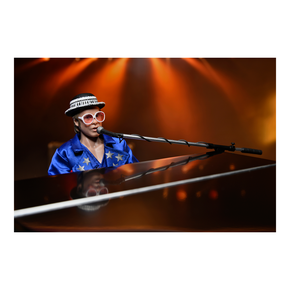 Elton John x NECA 8″ Clothed Action Figure with Piano – Live Elton John x NECA 8″ Clothed Action Figure with Piano – Live