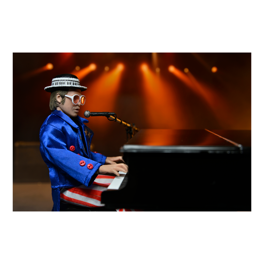 Elton John x NECA 8″ Clothed Action Figure with Piano – Live Elton John x NECA 8″ Clothed Action Figure with Piano – Live