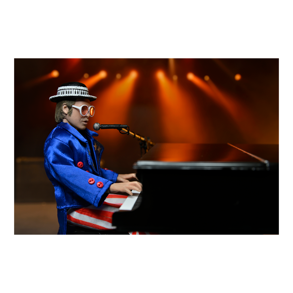 Elton John x NECA 8″ Clothed Action Figure with Piano – Live in ’76 Img. 5