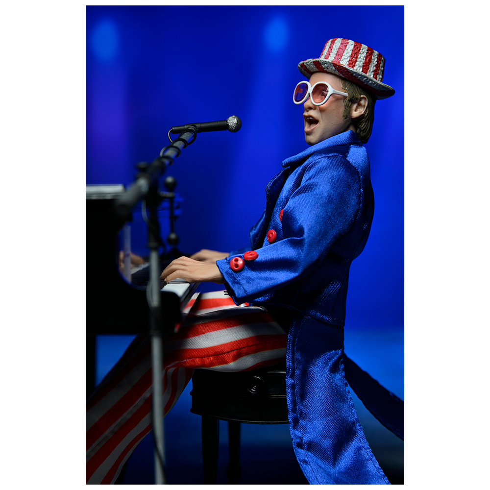 Elton John x NECA 8″ Clothed Action Figure with Piano – Live in ’76 Img. 6