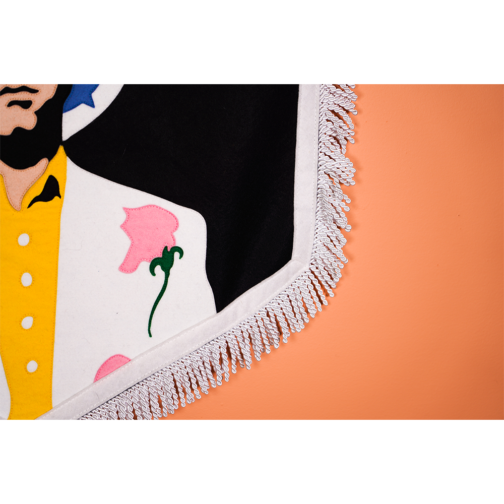 Elton John x Oxford Pennant - Cowboy Banner Lifestyle Detail