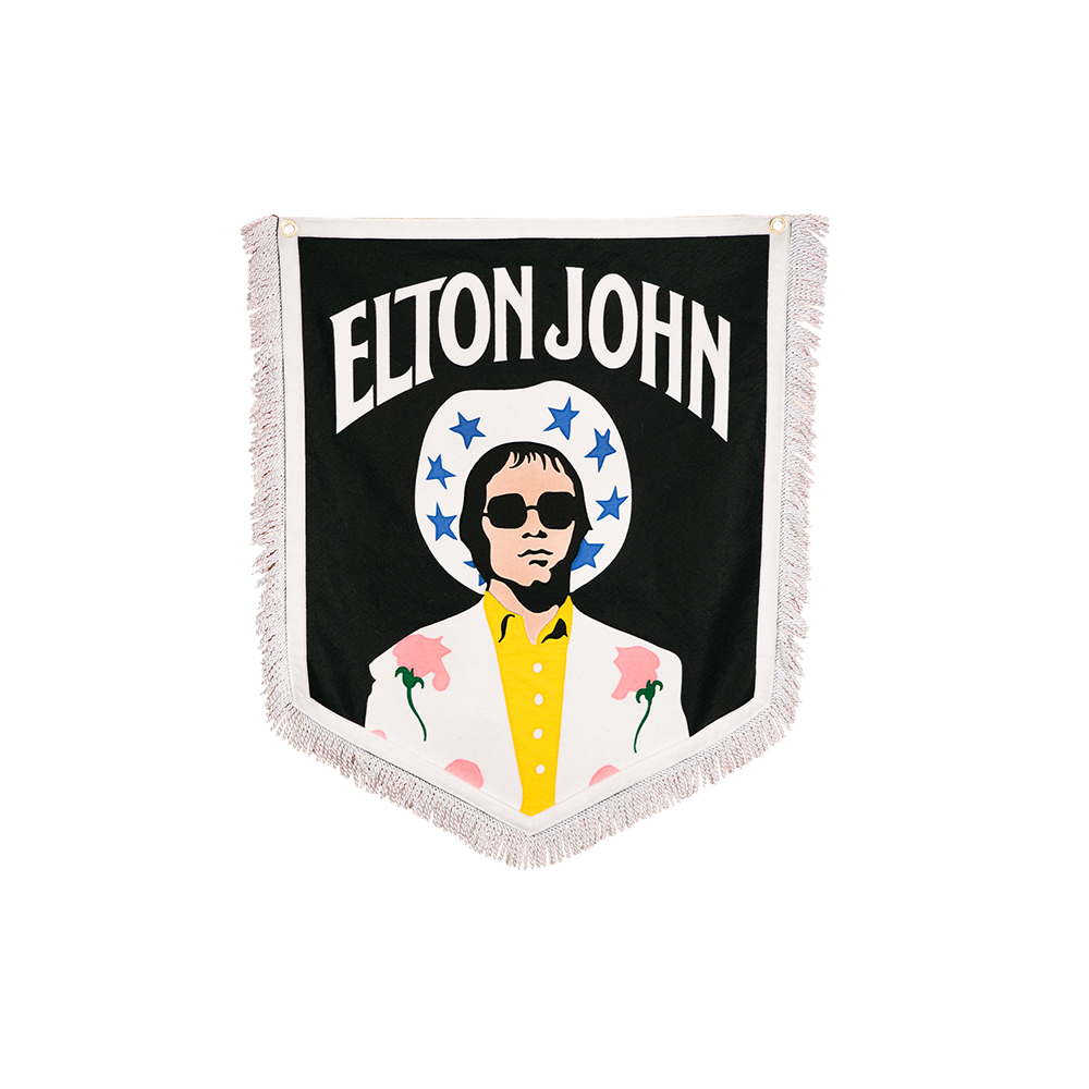 Elton John x Oxford Pennant - Cowboy Banner