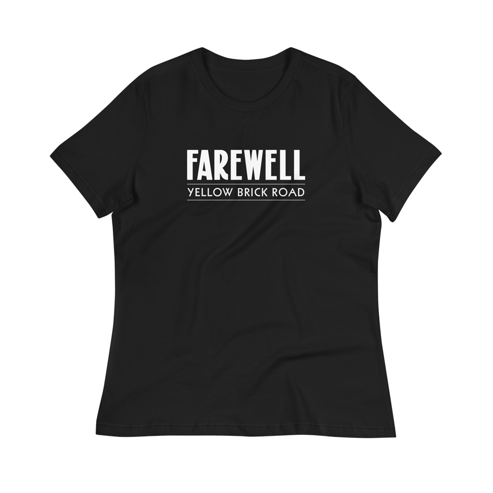 Farewell "Tour Date" Womens T-Shirt Front 