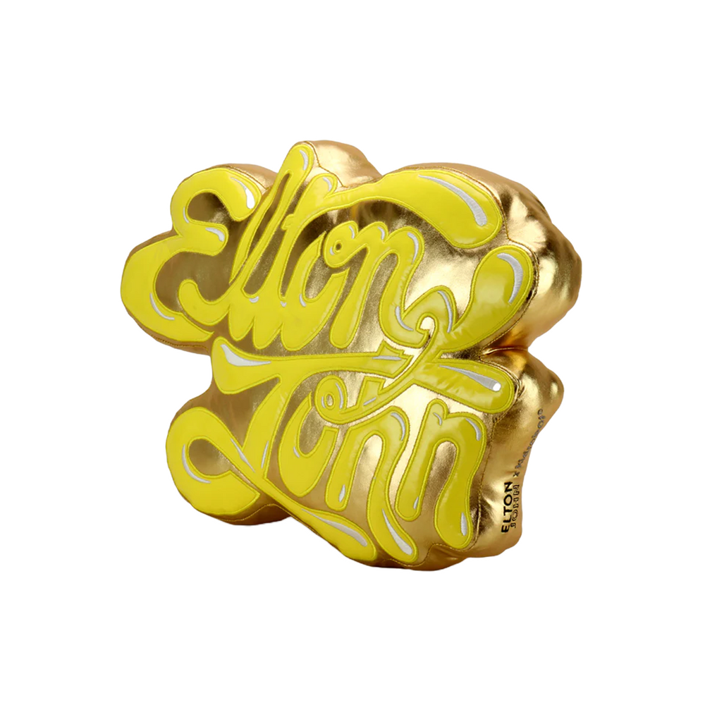 Kidrobot x Elton John Special Edition Gold Pillow Elton John Official