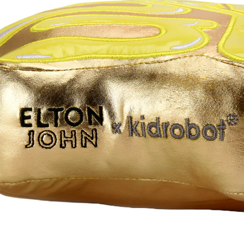 Kidrobot x Elton John Special Edition Gold Pillow Elton John Official