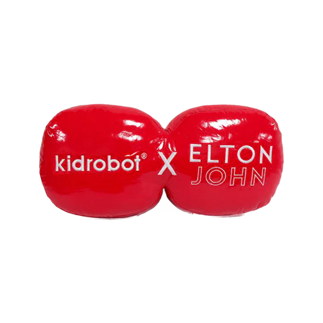 Kidrobot x Elton John Glitter Sunglasses Plush Pillow Back